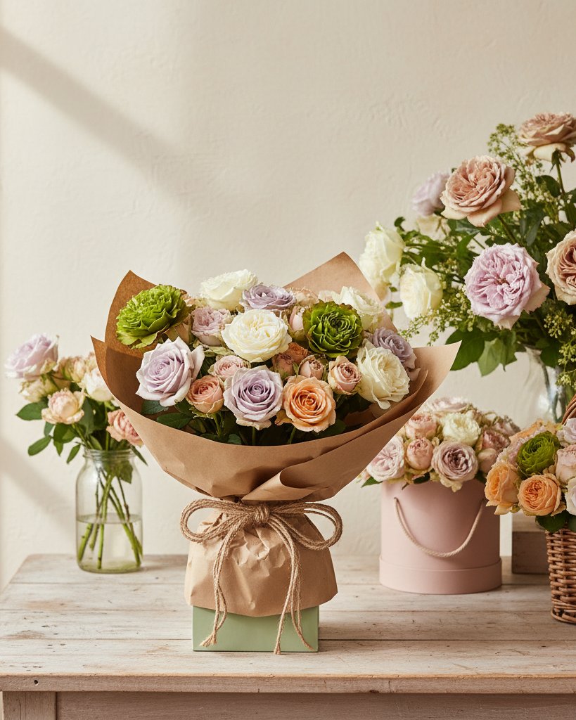 Hand Tied All Rose
